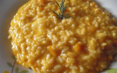 Risotto alla zucca (kcal 200 ca)