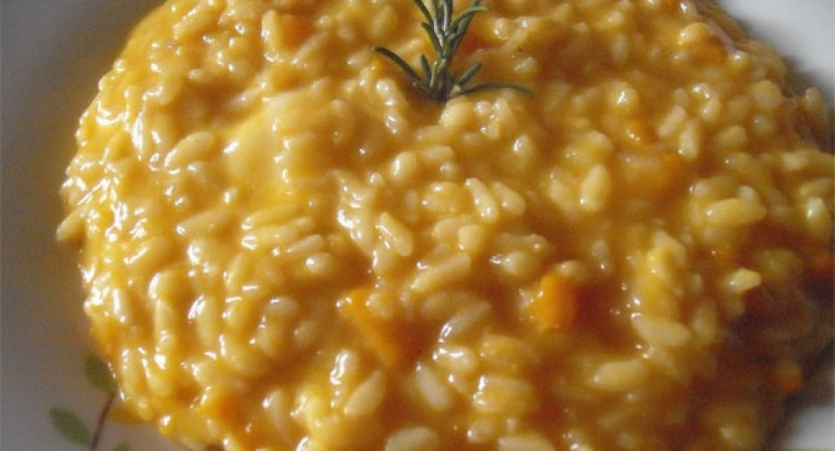 Risotto alla zucca (kcal 200 ca)