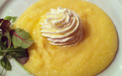 Baccalà mantecato su letto di polenta (Kcal 800 ca)