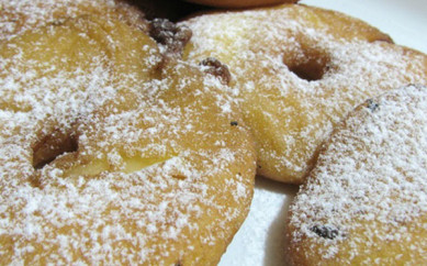 Frittelle di mele (Kcal 350 ca per 100 gr)