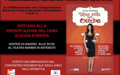 “Una vita tutta curve” in Tour. 22 maggio Rovereto (TN)