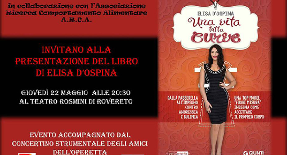 “Una vita tutta curve” in Tour. 22 maggio Rovereto (TN)