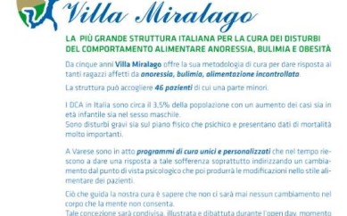 Giornata di sensibilizzazione sui disturbi alimentari, 18 giugno a Varese