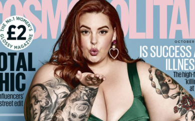 Tess Holiday “Volevo solo scomparire”. La modella oversize sulla cover di Cosmopolitan