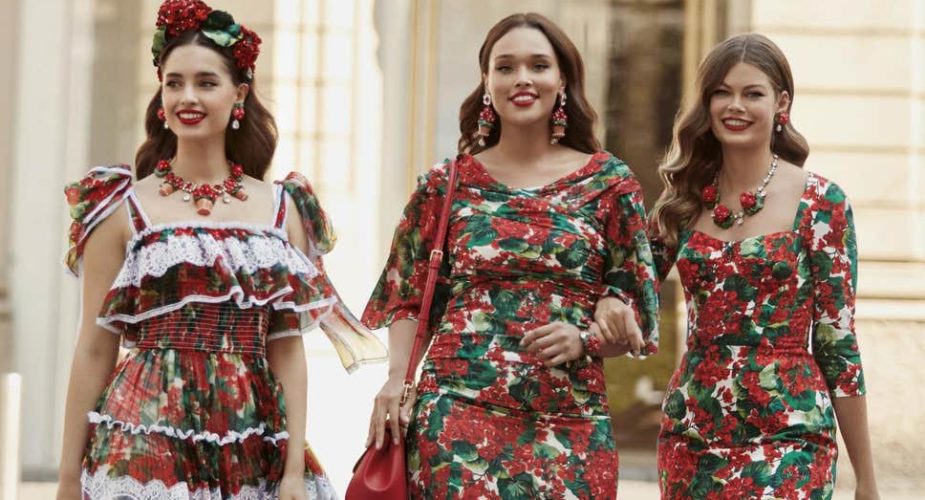 Dolce&Gabbana e il mondo curvy/plus size: la collezione arriva fino alla taglia 54