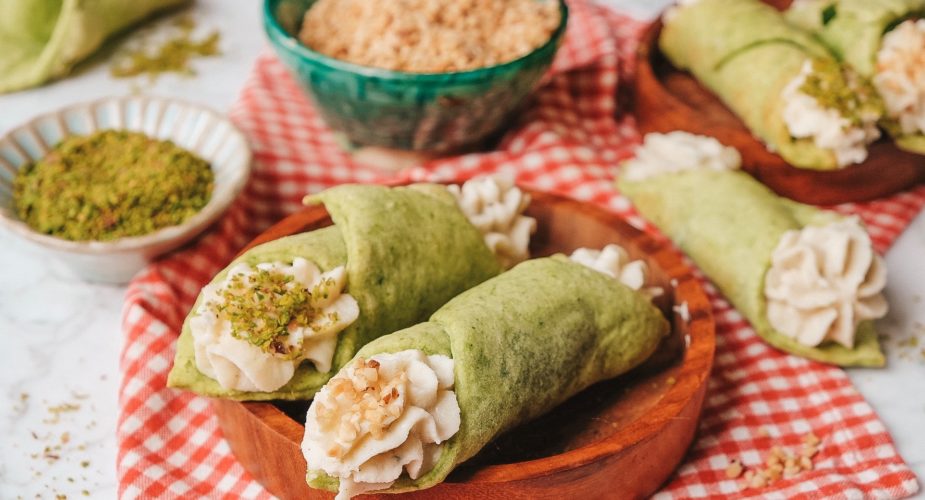 Cannoli salati con crema al gorgonzola