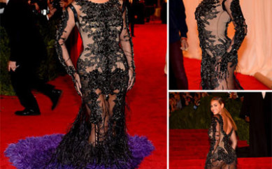 Beyonce in Givenchy Couture al Met Galà 2012