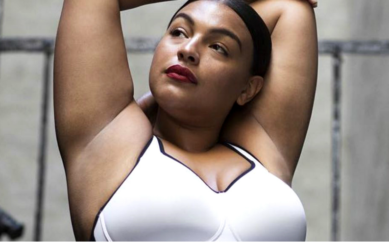 Nike, una modella plus size per pubblicizzare il nuovo reggiseno